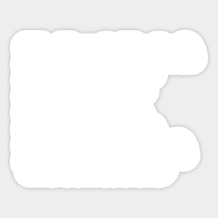 Hateful Eight Helvetica Sticker